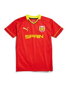 Puma Active Boys Team Spain Soccer Tee   Hi Risk Red