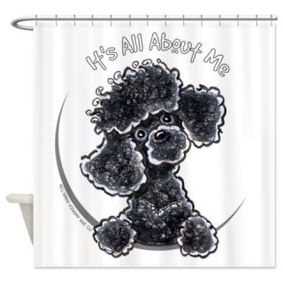 Black Poodle IAAM Full Shower Curtain  Use code FREECART at Checkout