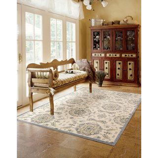 Nourison Graphic Illusions Modern Ivory Rug (79 X 1010)