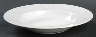 Spode Blanche De Chine (All White) Rim Soup Bowl, Fine China Dinnerware   All Wh
