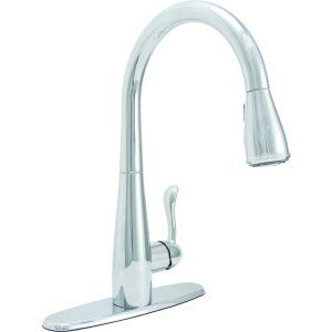Premier Faucets 284452 Sanibel Lead Free Single Handle Pull Down Kitchen Faucet