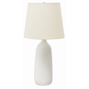 House of Troy HOU GS101 WM Scatchard 31 White Matte Table Lamp (Shade Packed Se