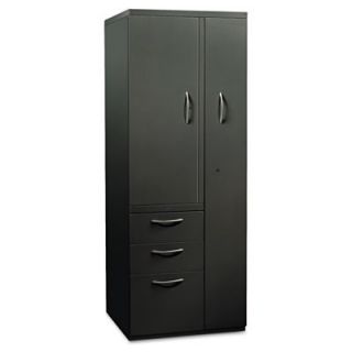HON 26.44 Left Flagship Personal Storage Tower HONST24723L Finish Charcoal
