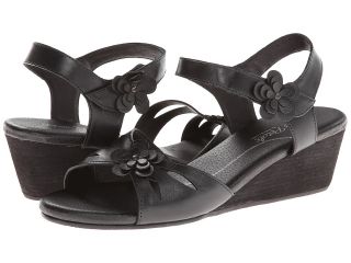 Rose Petals Nessa Womens Sandals (Black)