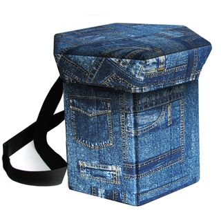 Blue Denim Insulated Cooler (Multi colorCapacity 20 (16 ounce) bottle of waterFinish Blue denim Interior dimensions 12 inches high x 10 inches wide x 11 inches deepDimensions 14.75 inches high x 14.75 inches wide x 13 inches deepNumber of boxes this w