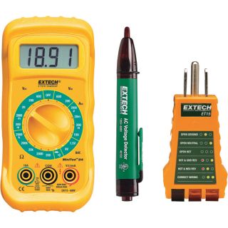 Extech Electrical Test Kit   3 Pc., Model MN24_KIT