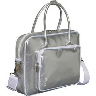 Shine 2 Compact Glossy Laptop Tote   Silver