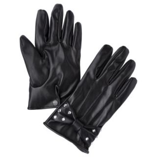 Cherokee Snap Glove with Bow   Black