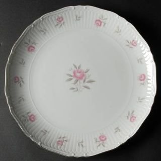 Mikasa La Fleur Pink 12 Chop Plate/Round Platter, Fine China Dinnerware   Coron