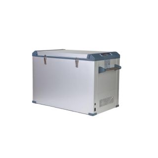 Grape Solar GSCF2.75FAB1 Refrigerator, Glacier 2.75 Cu. Ft. Mini w/Freezer amp; AC/DC Adapters Gray