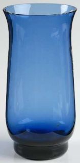 Royal Worcester Evening Blue Highball Glass   All Blue,Plain,Smooth Stem,Cone Fo