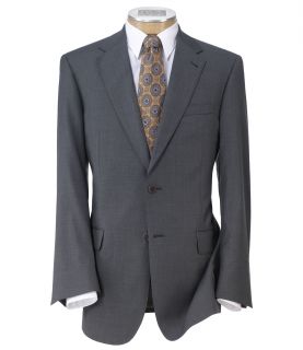 Signature Gold 2 Button 150s Wool Pleated Suit   Extended Size JoS. A. Bank Men