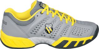Mens K Swiss Bigshot Light   Stingray/Charcoal/Bright Yellow Gym Shoes