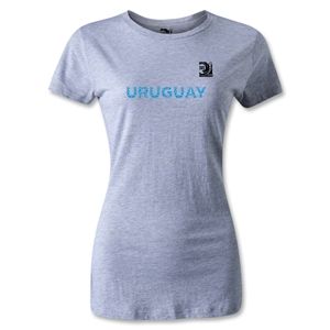 FIFA Confederations Cup 2013 Womens Uruguay T Shirt (Gray)