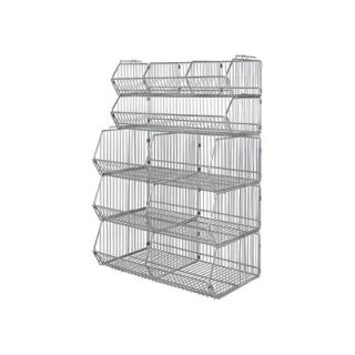 Quantum Storage Stationary Basket Unit   48in.W x 18in.D x 63in.H, Model#