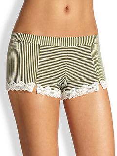 Cosabella Meera Boxer Shorts   Aloe Ivory