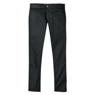 Dickies Mens Skinny Straight Fit Work Pants   Black 31x32