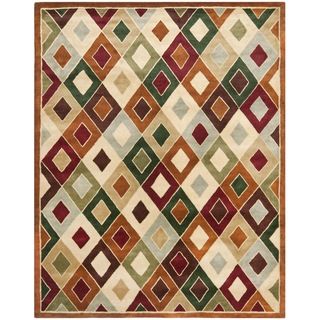 Safavieh Handmade Royalty Tufted Multi colored Wool Rug (9 X 12)