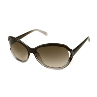 Calvin Klein Womens Ck7773s Olive Fade/ Brown Gradient Oval Sunglasses