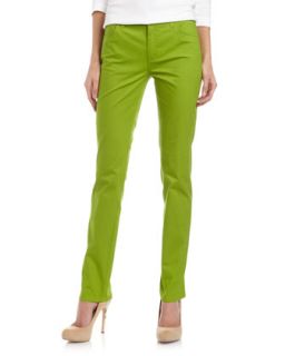 Five Pocket Relaxed Jeans, Verde