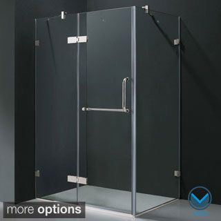 Vigo Frameless Clear Shower Enclosure (32 X 40)