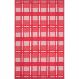 Country Living Hand woven Pink Hapac Wool Rug (8 X 11)
