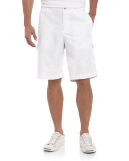 Cargo Golf Shorts, White