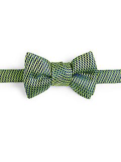 Charvet Silk Bow Tie   Green