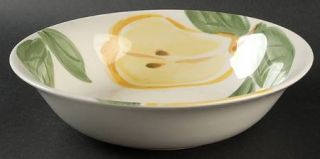 Nikko Just Pears 9 Round Vegetable Bowl, Fine China Dinnerware   Home Plate,Yel