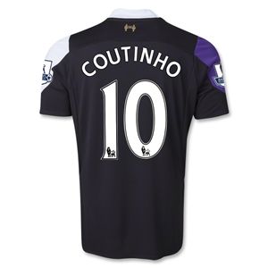 Warrior Liverpool 13/14 COUTHINHO Third Soccer Jersey
