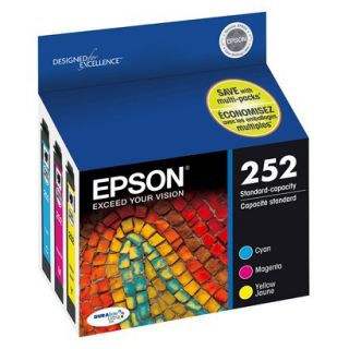 Epson DuraBrite Ultra Standard 3 Pack Ink Cartridge   Multicolor (T252520 CP)
