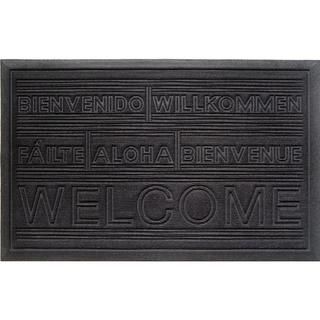 Weather Beater International Welcome Black Doormat (110 X 211)