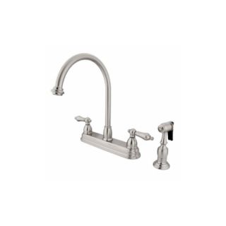 Elements of Design EB3758ALBS Chicago Centerset Kitchen Faucet With Spray