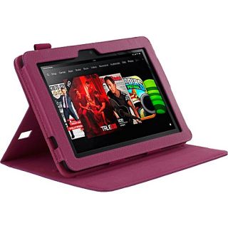Dual View Leather Case for Kindle Fire HD 8.9 Magenta   rooCASE Laptop S