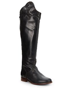 Lalo Leather Riding Boots   Black