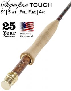 Superfine Touch 5 weight 9 Fly Rod full Flex