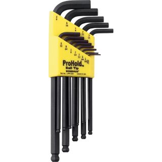 Bondhus ProHold SAE Balldriver L Wrenches   13 Pc. Set, Model 74937