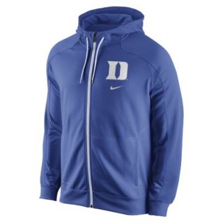 Nike GT Performance Full Zip (Duke) Mens Basketball Hoodie   Blue