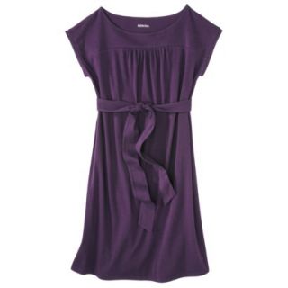 Merona Maternity Cap Sleeve Dress   Purple XXL