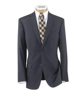 Signature Gold 2 Button Pleated Front Wool Suit Extended Sizes JoS. A. Bank Men