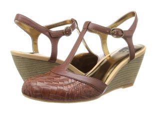 BC Footwear Drop Everything Womens Wedge Shoes (Tan)