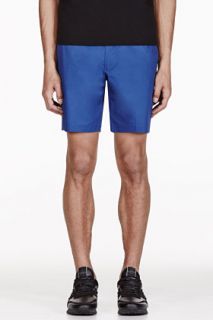 Marc By Marc Jacobs Blue Harvey Twill Shorts