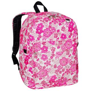 Everest 16.5 inch Pattern Printed Backpack (Pink flowerDimensions 16.5 inches x 12.5 inches x 6.5 inchesWeight 0.7 poundsPockets Two exterior zippered pocketsFeatures Mufti pattern designs, key ring holder & carrying handleStraps Padded shoulder stra