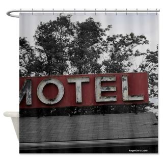  Motel Sign Square Shower Curtain  Use code FREECART at Checkout