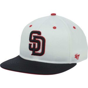 San Diego Padres 47 Brand MLB Red Under Snapback Cap