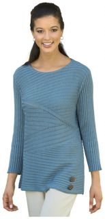 Egyptian cotton blend Ribbed Pullover