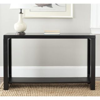 Safavieh Lahoma Black Console (BlackMaterials Pine woodFinish BlackDimensions 30.1 inches high x 48 inches wide x 14.2 inches deepThis product will ship to you in 1 box.Assembly required )
