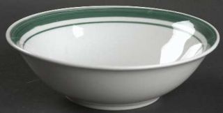 Gibson Designs Basic Living Ii Easton Hunter Green Soup/Cereal Bowl, Fine China