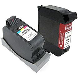 Hp 15 / 17 Black And Color Ink Cartridge Set (remanufactured)