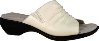 Womens Walking Cradles Lester   White Leather Casual Shoes